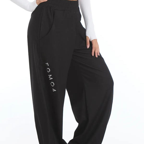Laisvalaikio kelnės FGM04 „Ikonic Baggy Jeans Nero” - juodos