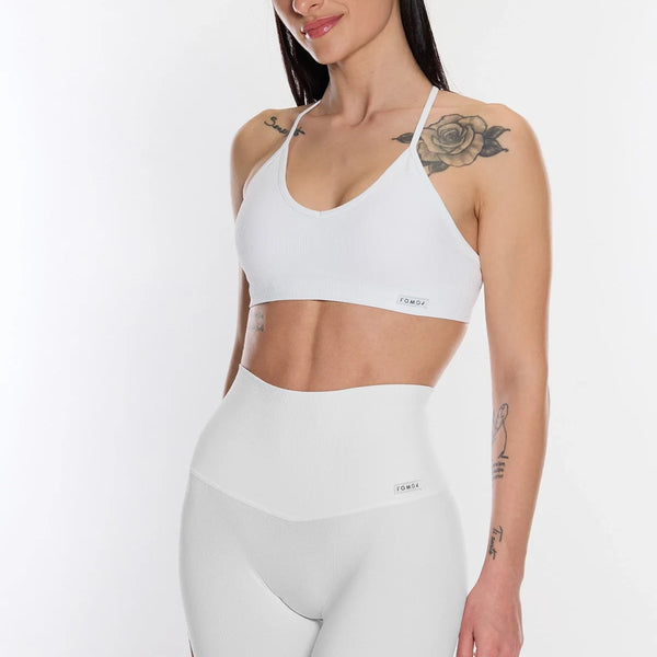 Sportinė liemenėlė FGM04 „Calipso Ring Bianco" - balta
