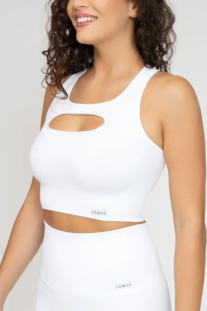 Sportinė liemenėlė balta