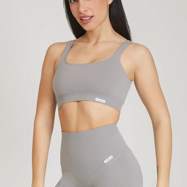 Sportinė liemenėlė FGM04 „Melisa Gym Fashion” - pilka