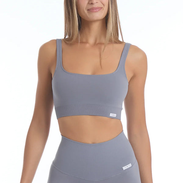 Sportinė liemenėlė FGM04 „Melisa Gym Fashion Blu Granito” - pilkai melsva