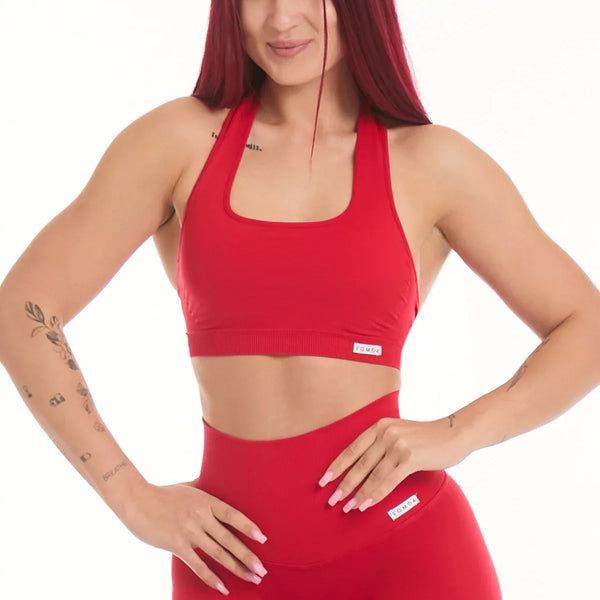 Sportinė liemenėlė FGM04 „Vertigo Rosso Lampone" - raudona