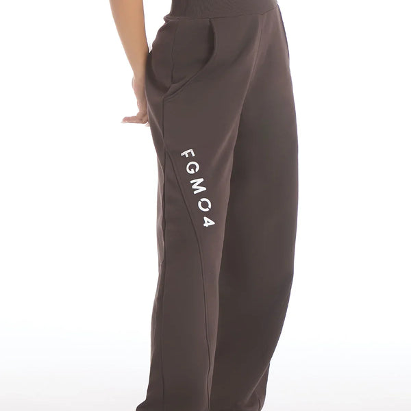 Laisvalaikio kelnės FGM04 „Ikonic Baggy Cioccolato” - šokolado spalvos