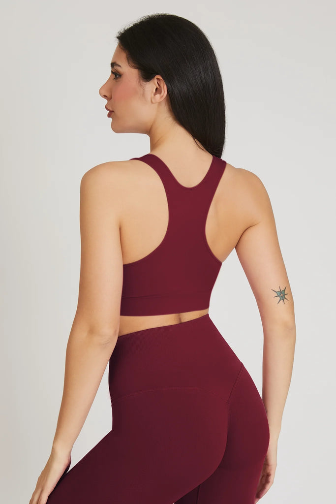 Bordo sportinis kostiumelis slimwear