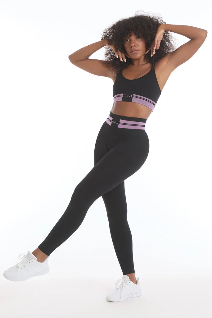 Sportinis kostiumelius juodas slimwear