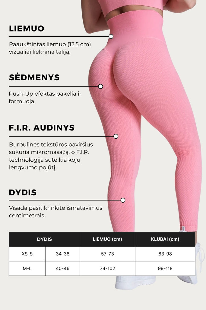 Tamprės sportui koralinės slimwear