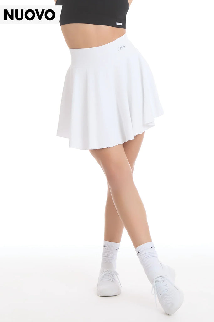 Teniso sijonelis baltas