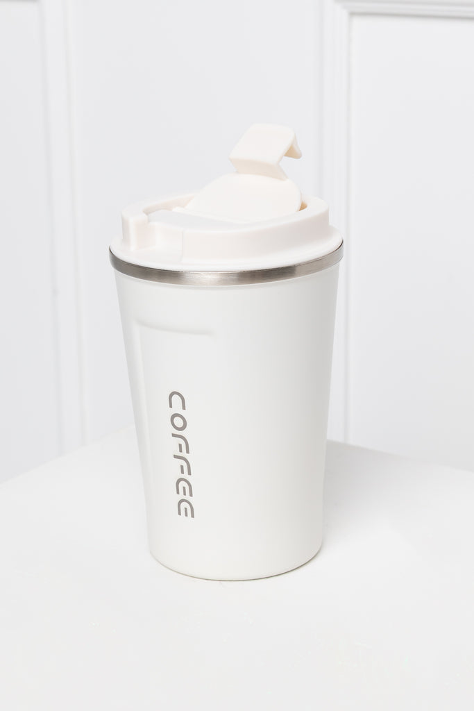 Termo puodelis baltas