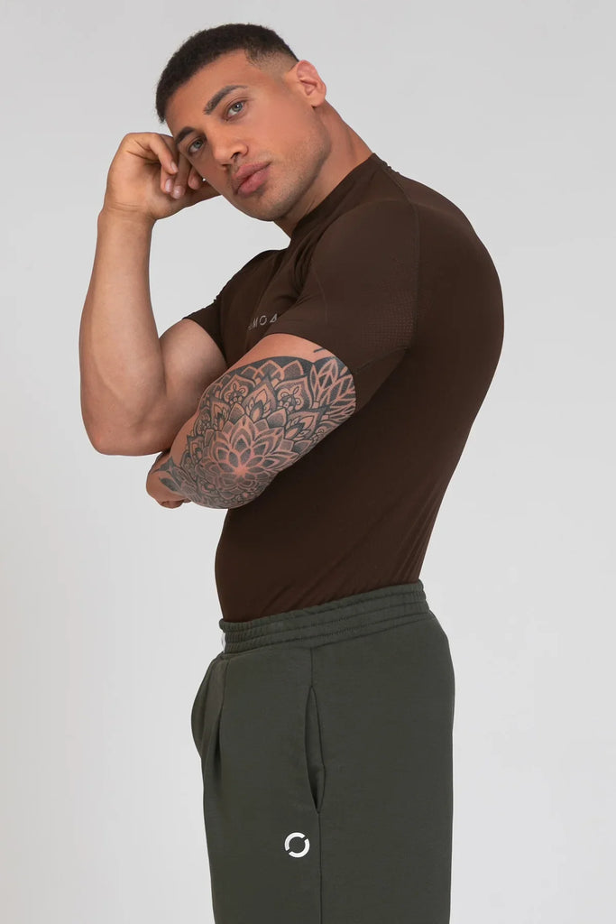 Marskineliai sportui vyrams rudi